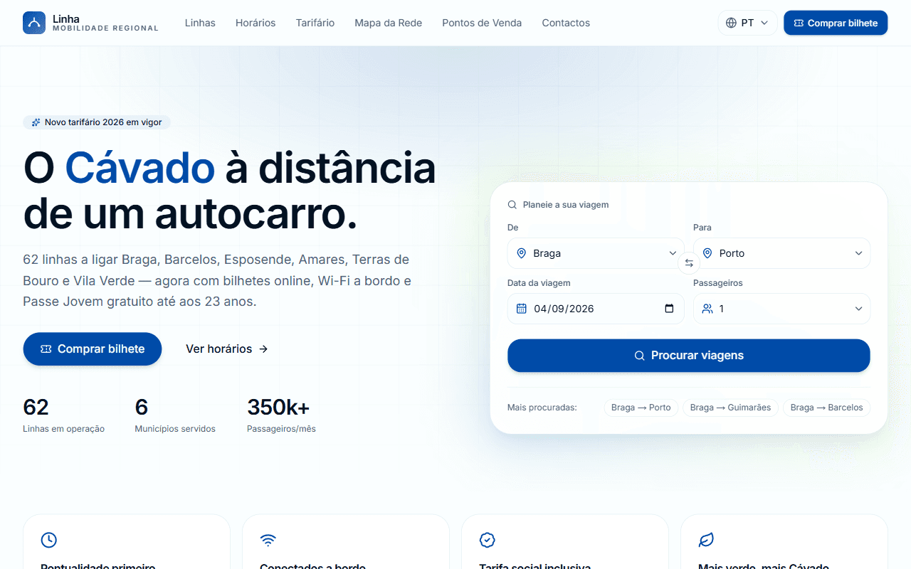 Linha, Regional transit · concept