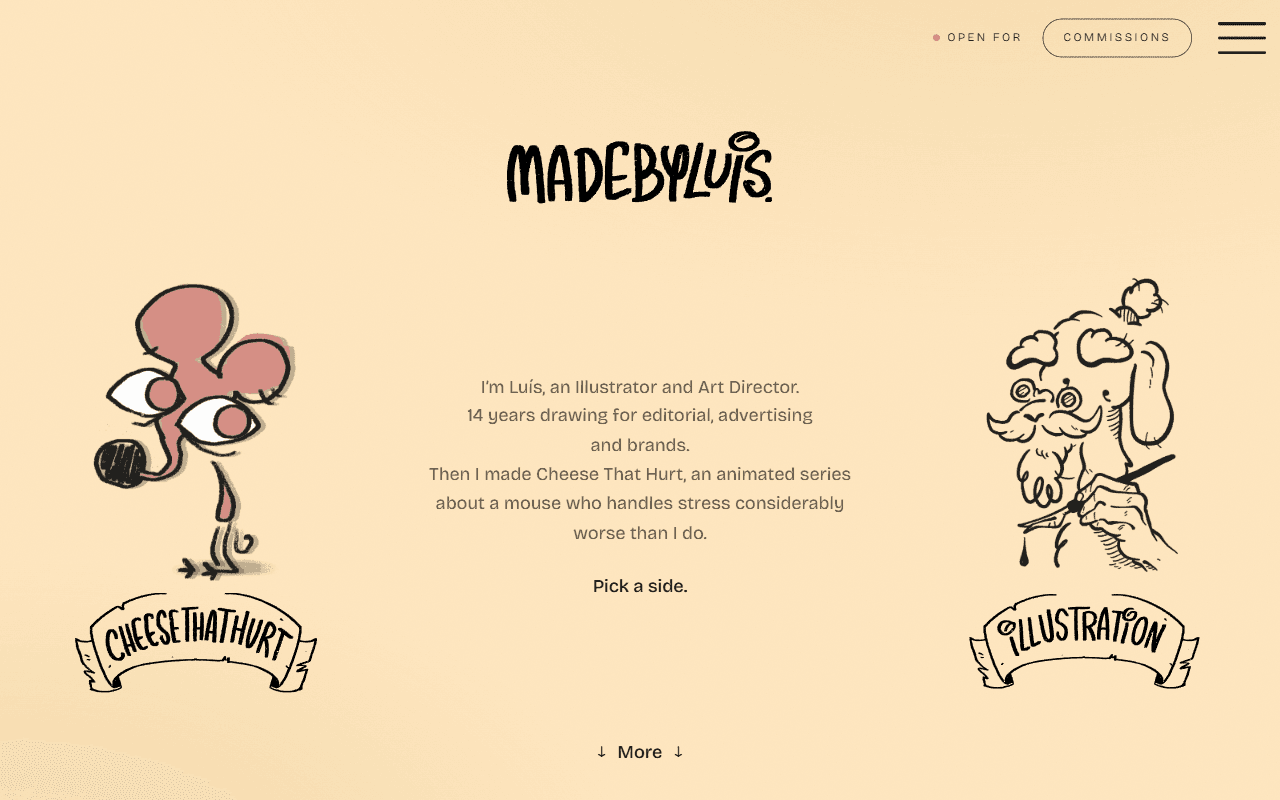 madebyluis, Illustrator's portfolio